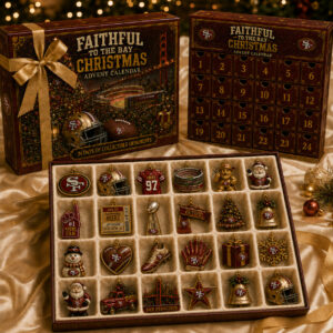 Kansas City Chiefs Merch Faithful To The Bay Christmas Advent Calendar Chiefs Fan Gift