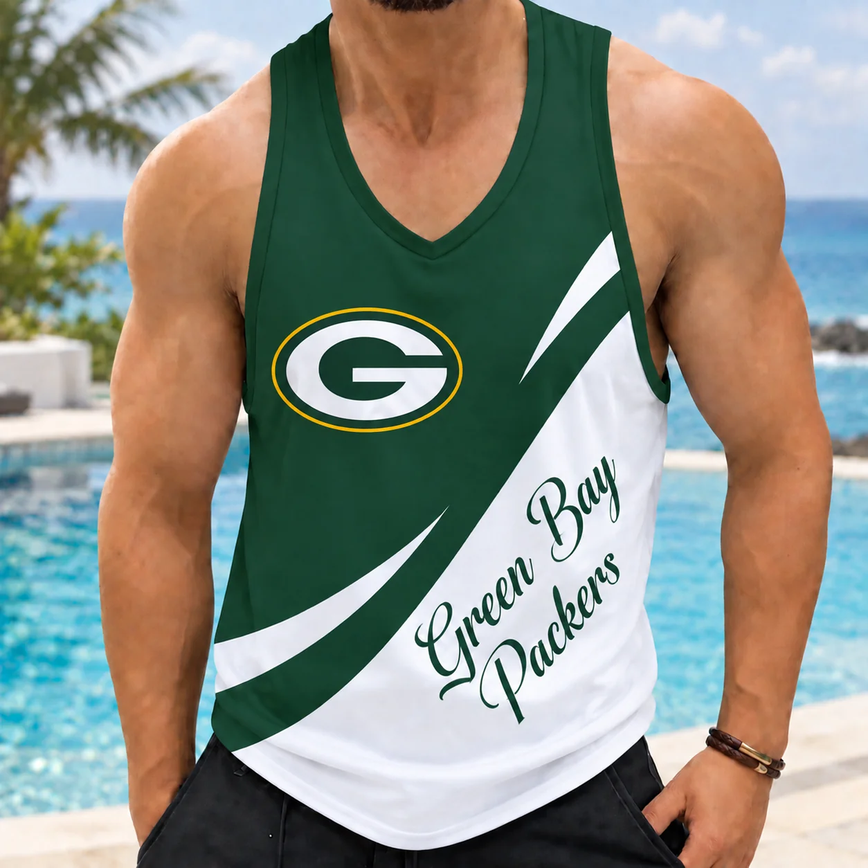 Limited Edition – Customized NFL Green Bay Packers Men’s Tank Top
