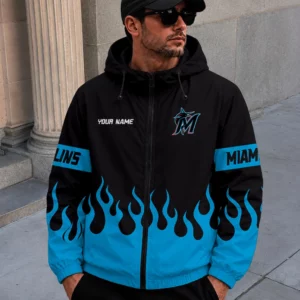 Limited Edition – Customized MLB Miami Marlins Windbreaker Jacket