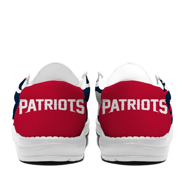 Limited Edition – Customized NFL New England Patriots Loafer Shoes - Image 3
