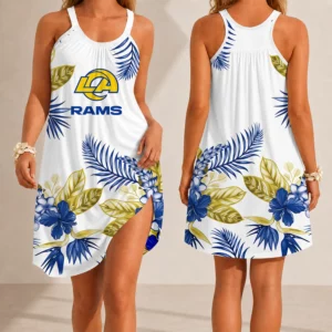Limited Edition – Customized NFL Los Angeles Rams Camisole Dress