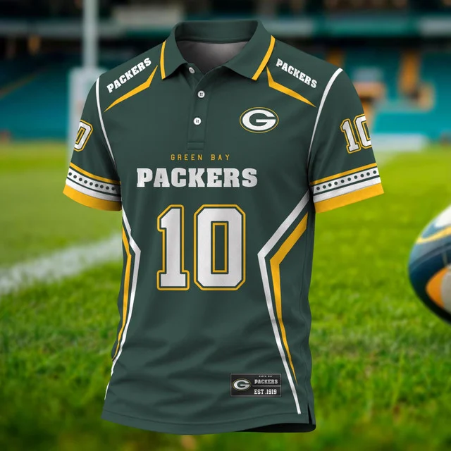 Limited Edition – Customized NFL Green Bay Packers Polo Shirt