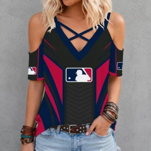 Limited Edition – Customized MLB Major League Baseball Criss Cross V-Neck Top