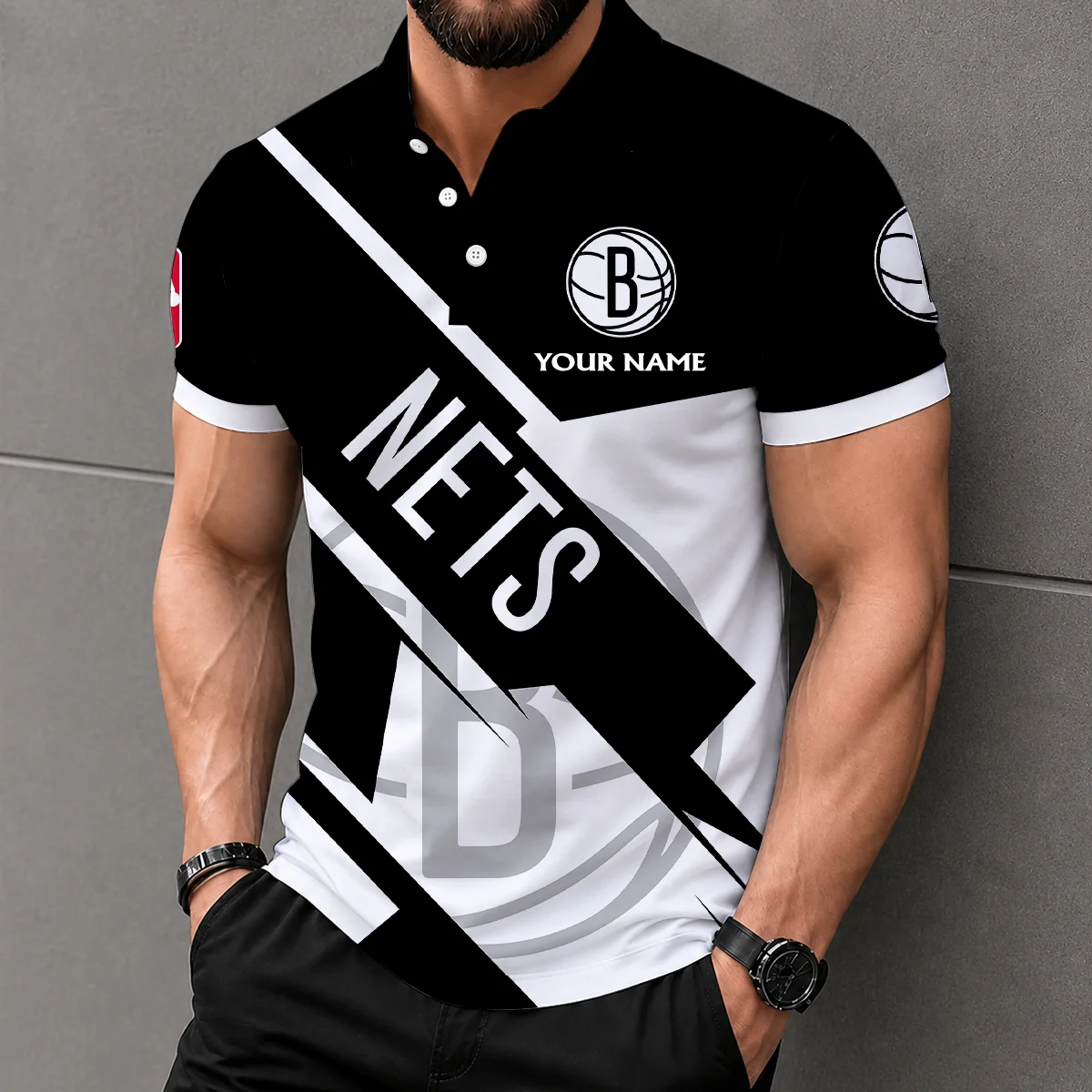 Limited Edition – Customized NBA Brooklyn Nets Polo Shirt