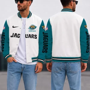 Limited Edition – Customized NFL Jacksonville Jaguars Satin Varsity & Baseball Jacket