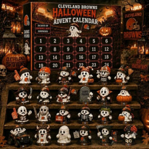 Cleveland Browns Halloween Advent Calendar 2026 24 Days Football Countdown Halloween Gift