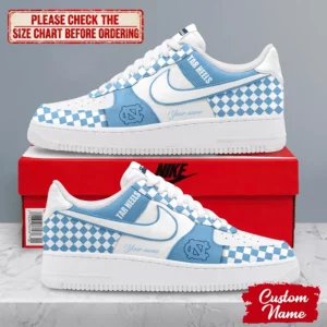 Limited Edition – Customized NCAA North Carolina Tar Heels Af1 Shoes