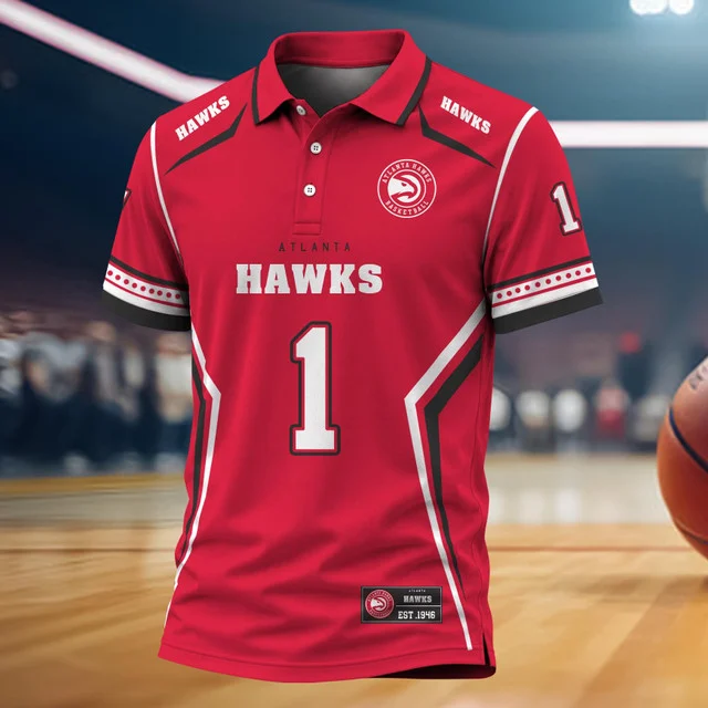 Limited Edition – Customized NBA Atlanta Hawks Polo Shirt