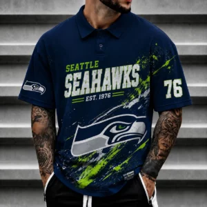 Limited Edition – Customized NFL Seattle Seahawks Polo Shirt