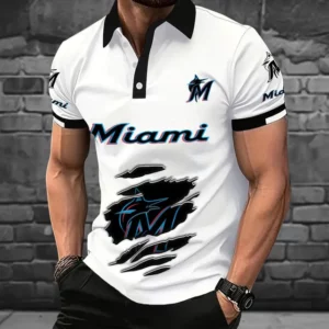 Limited Edition – Customized MLB Miami Marlins Polo Shirt
