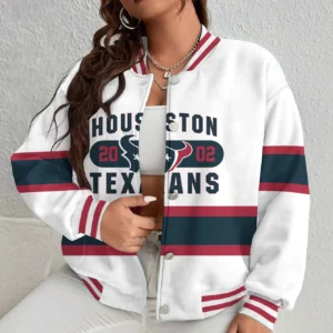 Limited Edition – Customized NFL Houston Texans Satin Varsity & Baseball Jacket