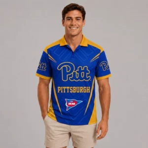 Limited Edition – Customized NCAA Pittsburgh Panthers Polo Shirt