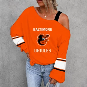 Limited Edition – Customized MLB Baltimore Orioles Drop Shoulder Sweatshirt