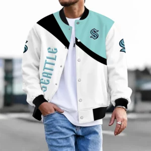 Limited Edition – Customized NHL Seattle Kraken Satin Varsity Jacket & Baseball Jacket
