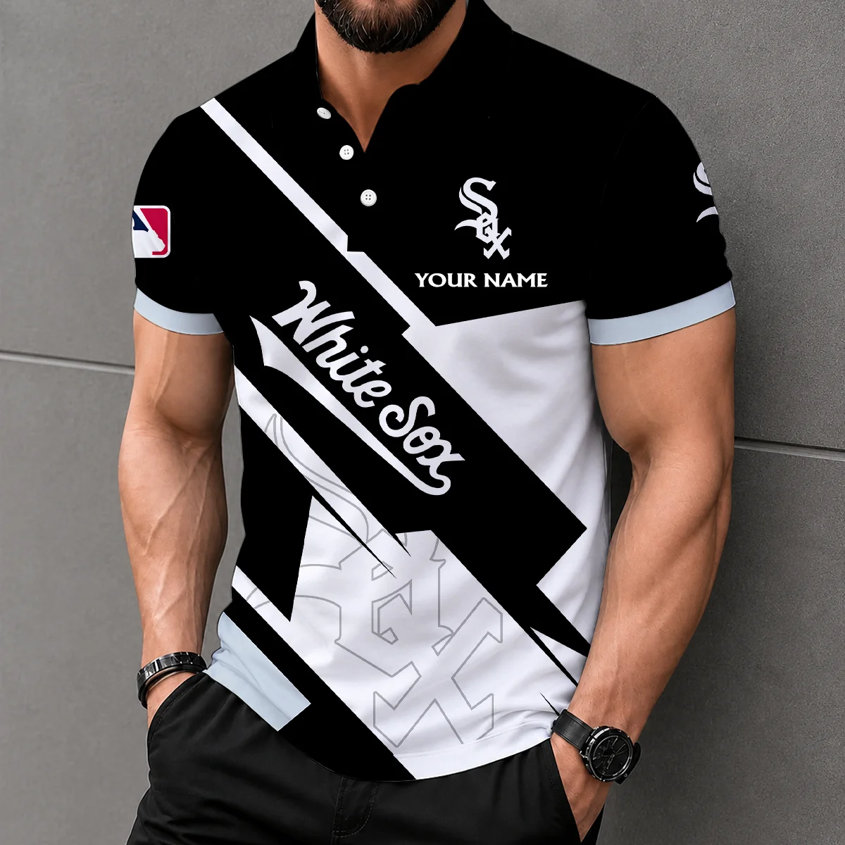 Limited Edition – Customized MLB Chicago White Sox Polo Shirt
