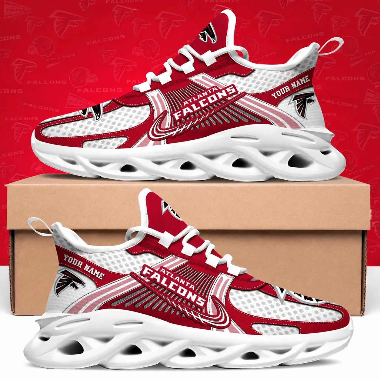 Limited Edition – Customized NFL Atlanta Falcons Max Soul Shoes
