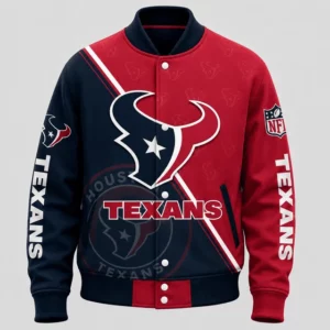 Limited Edition – Customized NFL Houston Texans Satin Varsity & Baseball Jacket