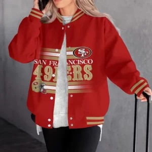 Limited Edition – Customized NFL San Francisco 49Ers Satin Varsity & Baseball Jacket