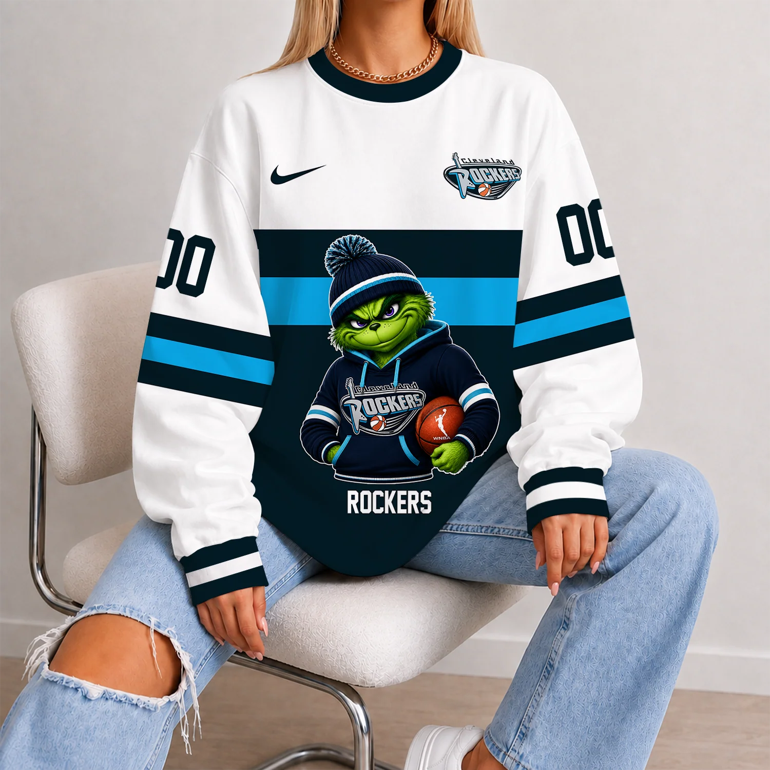 Limited Edition – Customized WNBA Cleveland Rockers Unisex Sweatshirt