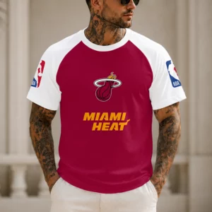Limited Edition – Customized NBA Miami Heat Raglan Tee