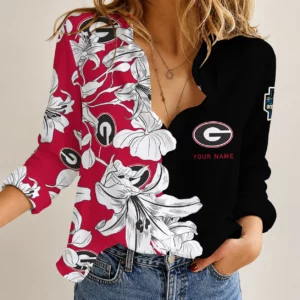 Limited Edition – Customized NCAA Georgia Bulldogs Women Casual Shirt