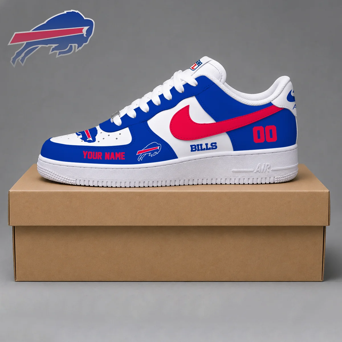 Limited Edition – Customized NFL Buffalo Bills Af1 Shoes