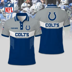 Limited Edition – Customized NFL Indianapolis Colts Polo Shirt