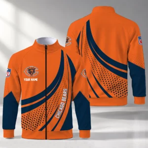 Limited Edition – Customized NFL Chicago Bears Stand Collar Jacket