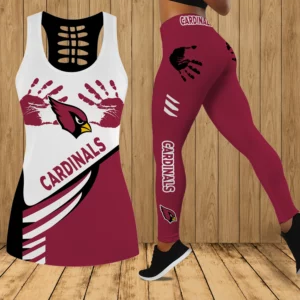 Limited Edition – Customized NFL Arizona Cardinals Hollow Tank Top & Leggings Set