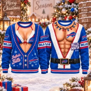 Limited Edition – Customized NFL Buffalo Bills Christmas Unisex Sweatshirt