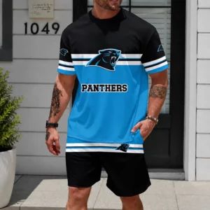 Limited Edition -customized NFL Carolina Panthers Unisex T-Shirt & Shorts Set