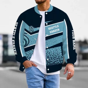 Limited Edition – Customized NHL Seattle Kraken Satin Varsity Jacket & Baseball Jacket