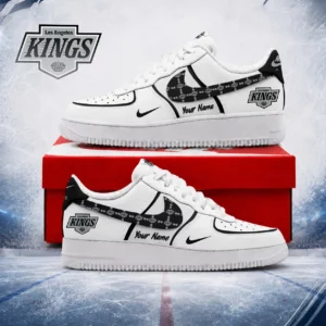 Limited Edition – Customized NHL Los Angeles Kings Af1 Shoes