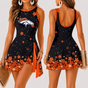 Limited Edition – Customized NFL Denver Broncos Women’s Summer Skort Dress