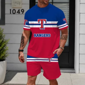 Limited Edition – Customized MLB Texas Rangers Unisex T-Shirt & Shorts Set