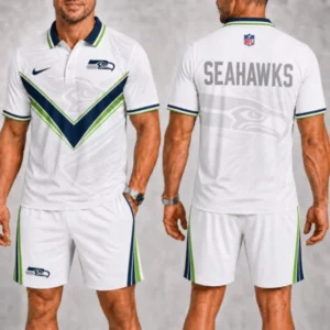 Limited Edition – Customized NFL Seattle Seahawks Polo Shirt & Short Pants
