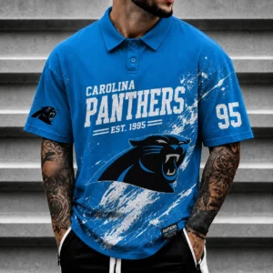 Limited Edition – Customized NFL Carolina Panthers Polo Shirt