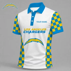 Limited Edition – Customized NFL Los Angeles Chargers Polo Shirt