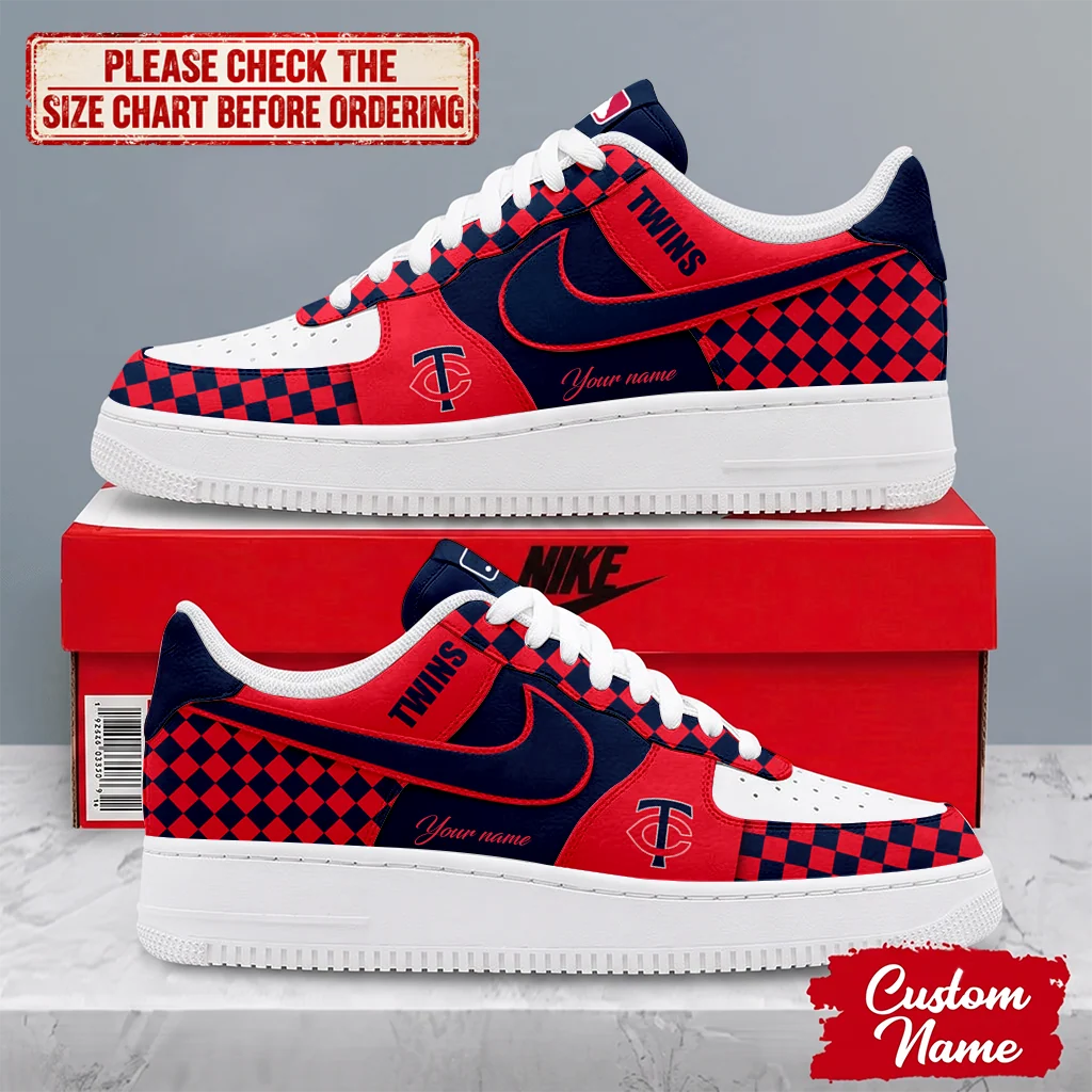 Limited Edition – Customized MLB Minnesota Twins Af1 Shoes