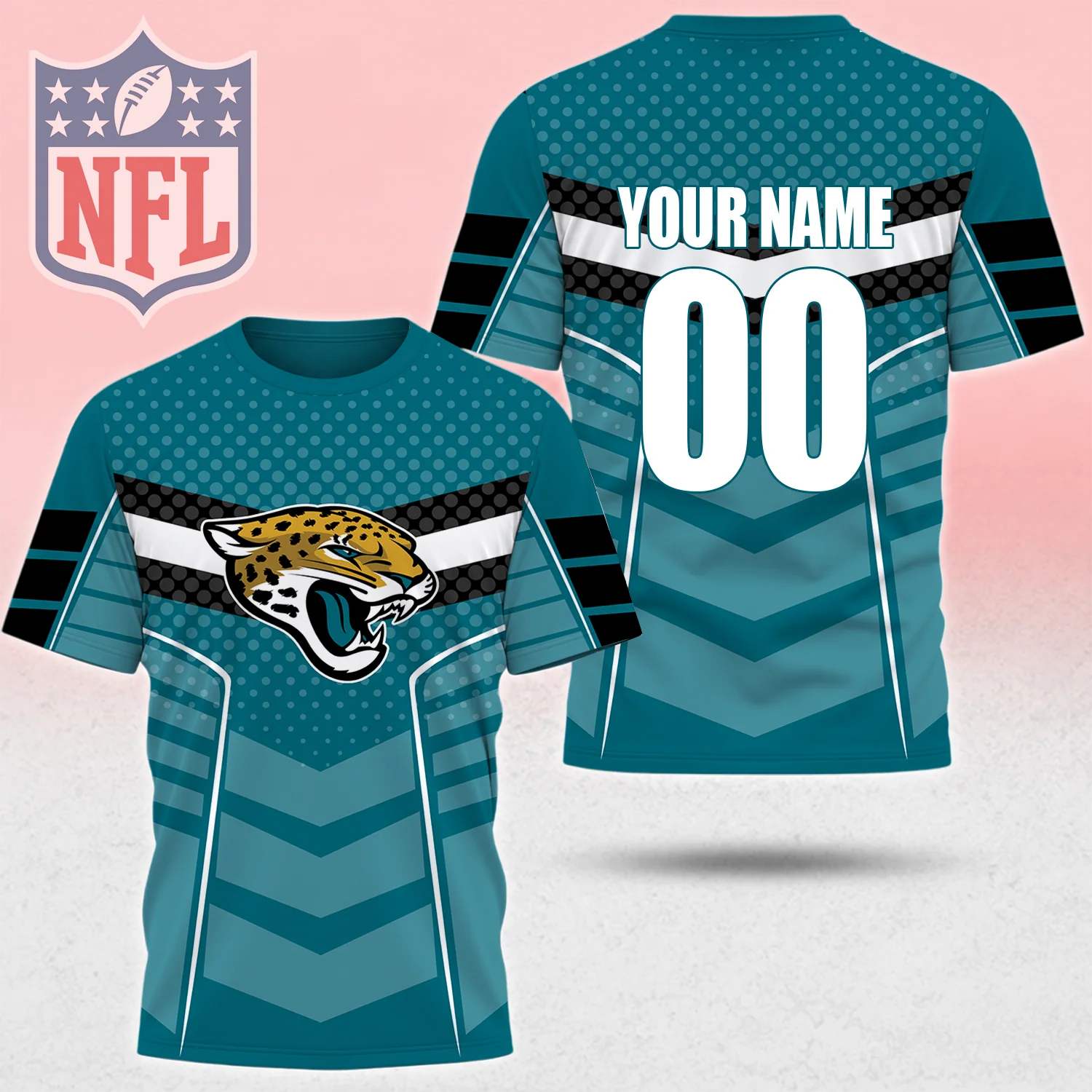 Limited Edition – Customized NFL Jacksonville Jaguars Unisex T-Shirt