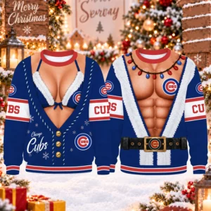 Limited Edition – Customized MLB Chicago Cubs Christmas Unisex Sweatshirt