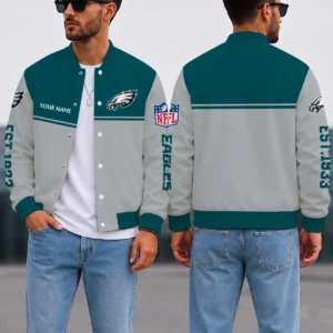 Limited Edition – Customized NFL Philadelphia Eagles Satin Varsity & Baseball Jacket
