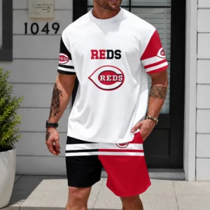 Limited Edition – Customized MLB Cincinnati Reds Unisex T-Shirt & Shorts Set