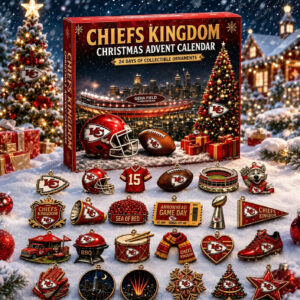 Chiefs Kingdom Advent Calendar 2026 Kansas City Chiefs Xmas Advent Calendar Gifts