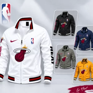 Limited Edition – Customized NBA Miami Heat Multicolor Men’s Casual Jacket