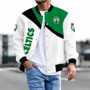 Limited Edition – Customized NBA Boston Celtics Baseball Jacket, Satin Varsity Jacket