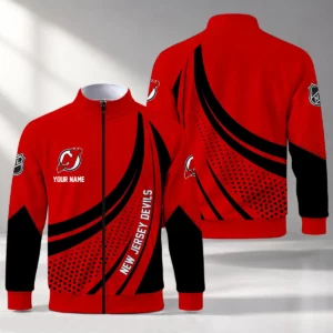 Limited Edition – Customized NHL New Jersey Devils Stand Collar Jacket