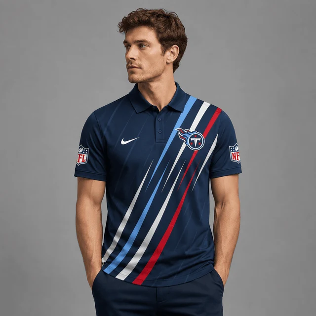 Limited Edition – Customized NFL Tennessee Titans Polo Shirt