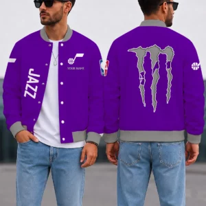 Limited Edition – Customized NBA Utah Jazz Baseball Jacket, Satin Varsity Jacket