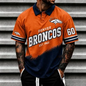 Limited Edition – Customized NFL Denver Broncos Polo Shirt